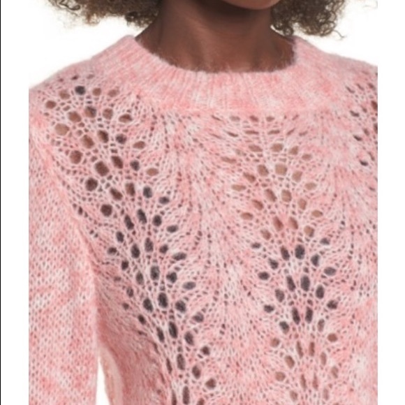 Topshop Strawberry Cream Open Knit Sweater… - Picture 3 of 6